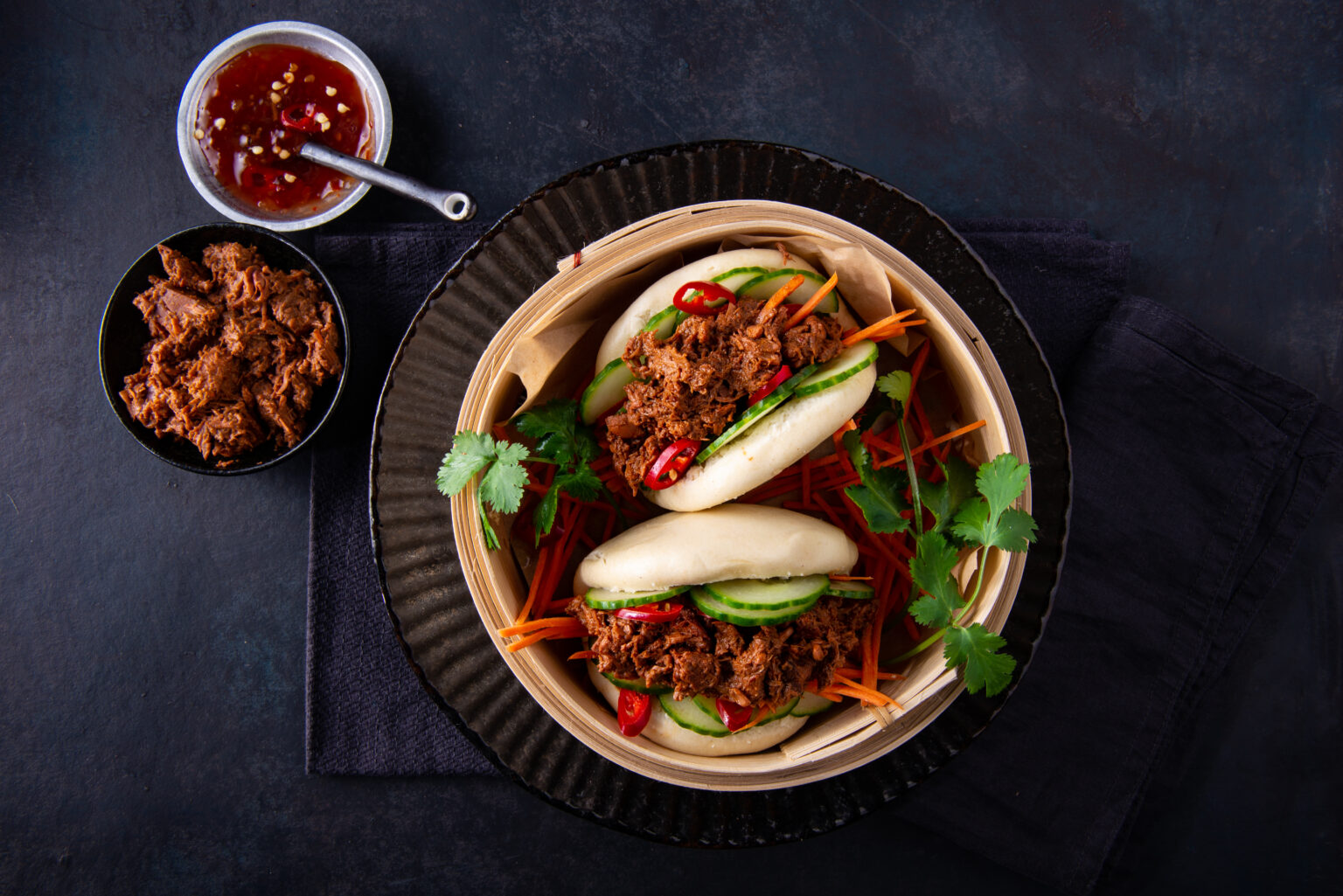 rendang bao buns met product liggend